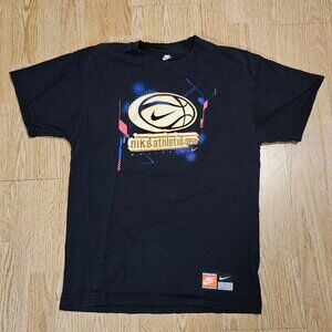 Men's Nike Athletic Gear Short Sleeve Graphic T-Shirt - Black - Small